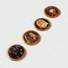 Conjunto de Chapas: Diseño Circular y Creativo