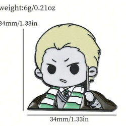 Broche Pin Malfoy: Un Toque de Slytherin