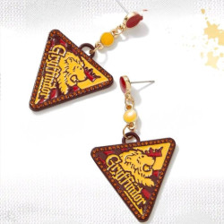 Elegancia Gryffindor: Aretes únicos