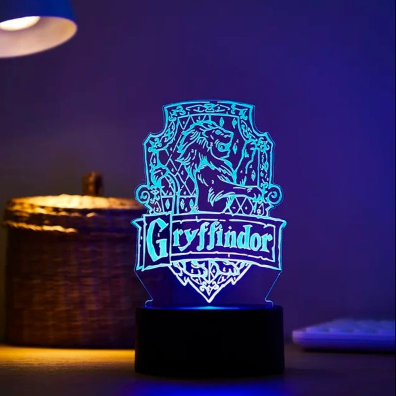 Brilla como un Gryffindor: Lámpara Acrílica