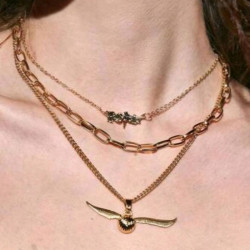 Elegancia Mágica: Collar Snitch Amarillo