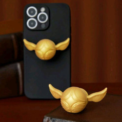 Pop Socket Snitch Dorada: Estilo y Funcionalidad