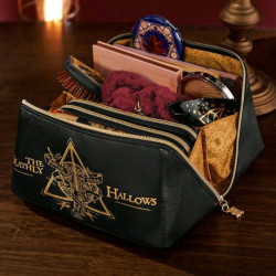 Bolso de Maquillaje Gran Capacidad Reliquias de la Muerte - Accesorio Harry Potter Funcional y Temático