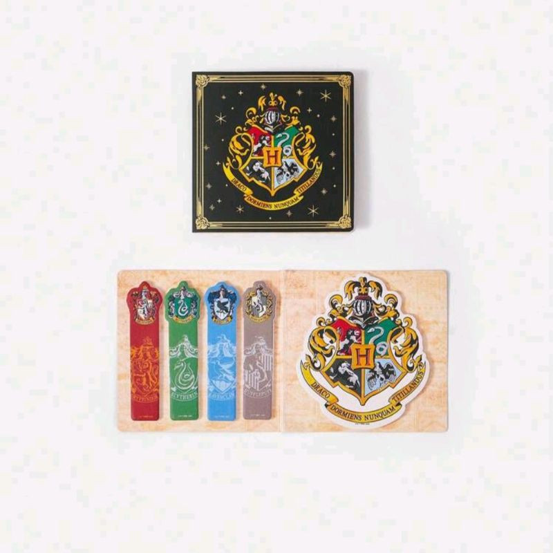 Notas Adhesivas Casas de Hogwarts - Papelería Temática Harry Potter