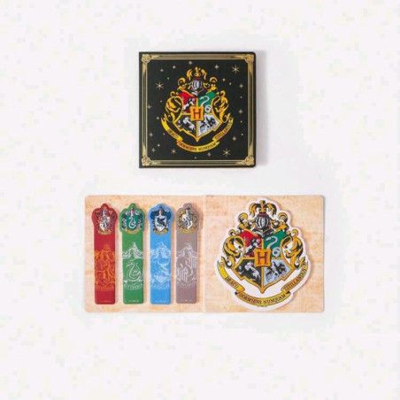 Notas Adhesivas Casas de Hogwarts - Papelería Temática Harry Potter