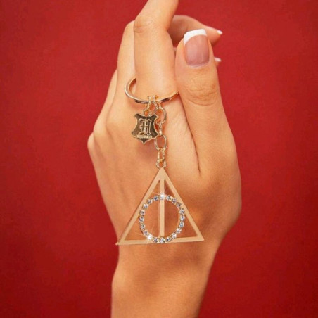 Llavero Reliquias de la Muerte - Accesorio Temático Harry Potter para Fans
