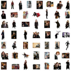 Set de 50 Stickers Harry Potter: Hermione, Ron y Más | Pegatinas de Colección