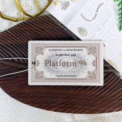 Aromatizante Ticket Plataforma 9 3/4 - Toque Mágico