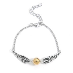 Pulsera Snitch Dorada - Joyería Temática de Harry Potter para Fans