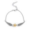 Pulsera Snitch Dorada - Joyería Temática de Harry Potter para Fans