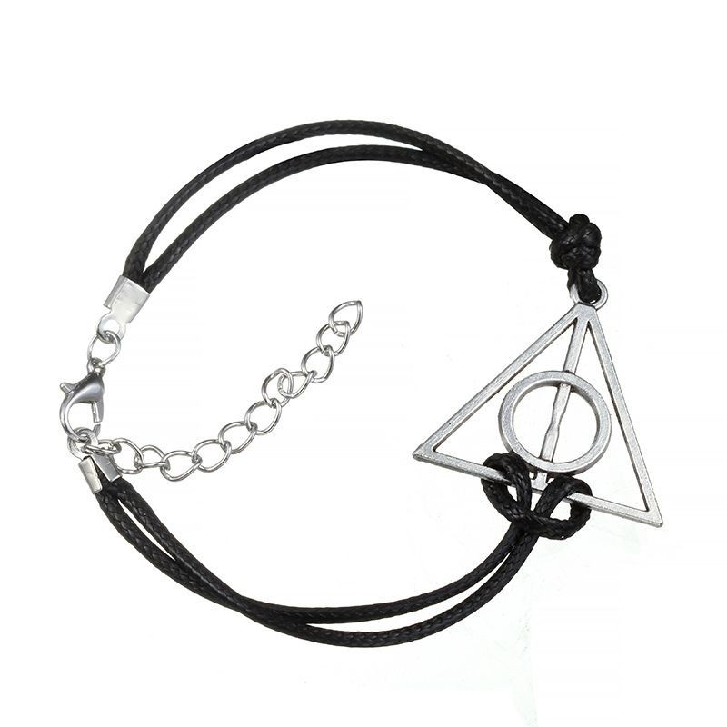 Pulsera Reliquias de la Muerte - Joyería Temática de Harry Potter para Fans