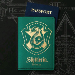 Porta Pasaporte Escudo Slytherin - Estilo y Protección para Viajeros de Harry Potter