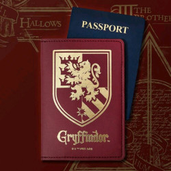 Porta Pasaporte Escudo Gryffindor - Accesorio Mágico para Viajeros de Harry Potter