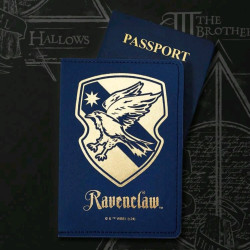 Porta Pasaporte Escudo Ravenclaw - Accesorio Mágico para Viajeros de Harry Potter