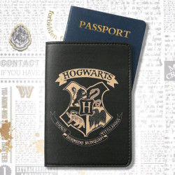 Porta Pasaporte Escudo Hogwarts - Accesorio Mágico para Viajeros de Harry Potter