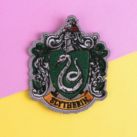 Parche Bordado Escudo Slytherin | Accesorios Harry Potter