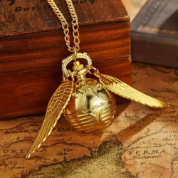 Reloj Colgante Snitch Dorada | Accesorios Harry Potter