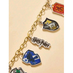 Pulsera Harry Potter Casas de Hogwarts Dorado  Elegante y mágica