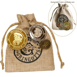 Conjunto Monedas Gringotts - Accesorio Mágico de Harry Potter