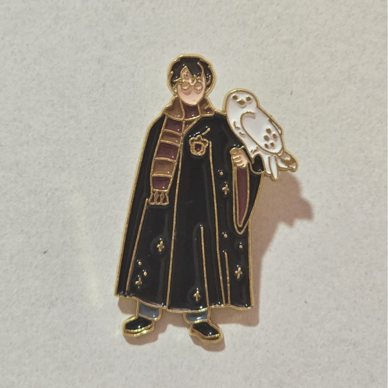 Broche Pin Harry Hedwig - Accesorio Mágico de Harry Potter
