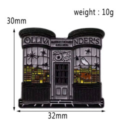 Broche Pin Tienda Ollivanders | Accesorio Oficial Harry Potter