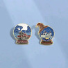 Set 2 Pines Castillo y Expreso Hogwarts | Accesorios Temáticos Harry Potter