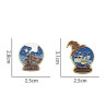 Set 2 Pines Castillo y Expreso Hogwarts | Accesorios Temáticos Harry Potter