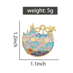 Pin Hogwarts Quidditch | Accesorio Oficial Harry Potter