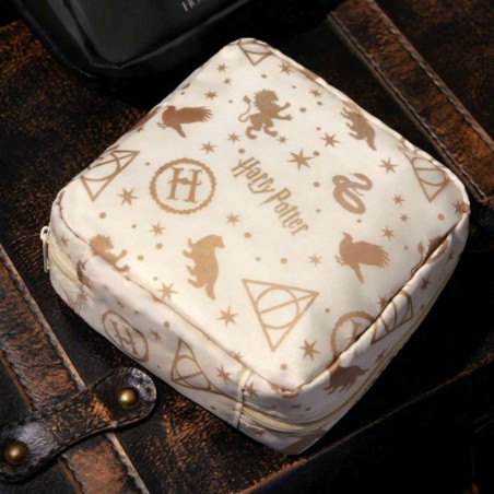 Estuche con Estampado de las Casas de Hogwarts | Accesorio Mágico
