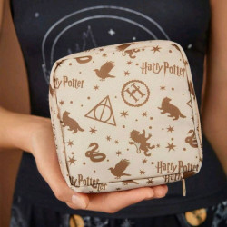 Estuche con Estampado de las Casas de Hogwarts | Accesorio Mágico