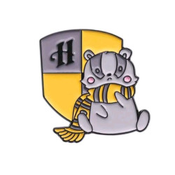 Pin Tejón Hufflepuff - Accesorio Temático de Harry Potter para Fans